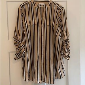 LONG Striped blouse